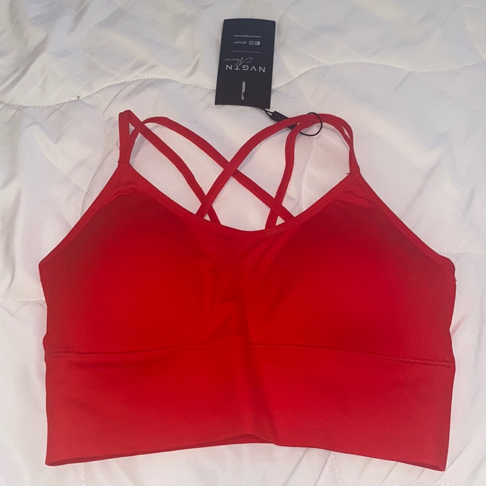 NVGTN Scarlet flourish seamless bra
